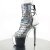 Pleaser Bottines ADORE-1018HG Argent Hologramme Chrome EU-35/US-5