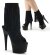 Pleaser Bottines ADORE-1019 Noir EU-35/US-5
