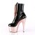 Pleaser Bottines ADORE-1020 Noir Or Rose Chrome EU-35/US-5
