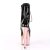 Pleaser Bottines ADORE-1020 Noir Or Rose Chrome EU-35/US-5
