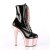 Pleaser Bottines ADORE-1020 Noir Or Rose Chrome EU-35/US-5
