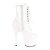 Pleaser Bottines ADORE-1020 Blanc EU-35/US-5