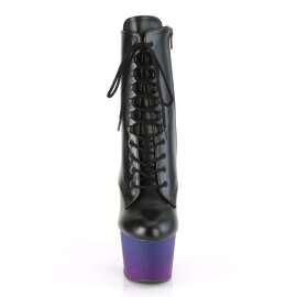 Pleaser Bottines ADORE-1020BP Noir Bleu-Violet EU-35/US-5