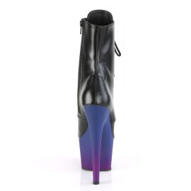 Pleaser Bottines ADORE-1020BP Noir Bleu-Violet EU-35/US-5