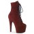 Pleaser Bottines ADORE-1020FS Bourgogne EU-40/US-10