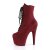 Pleaser Bottines ADORE-1020FS Bourgogne EU-37/US-7
