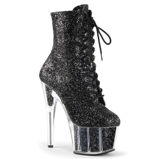 Pleaser Bottines ADORE-1020G Noir Paillettes EU-35/US-5