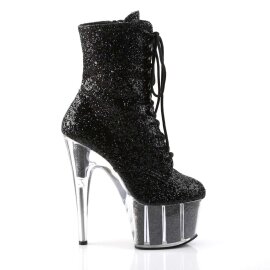 Pleaser Bottines ADORE-1020G Noir Paillettes EU-35/US-5