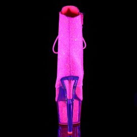 Pleaser Bottines ADORE-1020G Néon-Rose Paillettes EU-35/US-5