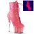 Pleaser Bottines ADORE-1020G Néon-Rose Paillettes EU-35/US-5