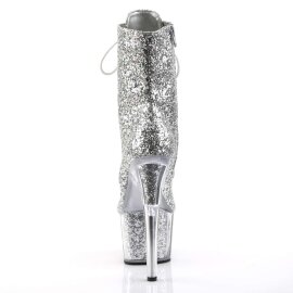 Pleaser Bottines ADORE-1020G Argent Paillettes EU-35/US-5