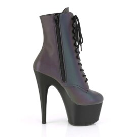 Pleaser Bottines ADORE-1020REFL Vert Noir Multi Réfléchissant EU-35/US-5