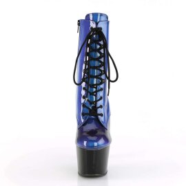 Pleaser Bottines ADORE-1020SHG Bleu-Violet Noir EU-35/US-5