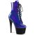 Pleaser Bottines ADORE-1020SHG Bleu-Violet Noir EU-35/US-5
