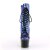 Pleaser Bottines ADORE-1020SHG Bleu-Violet Noir EU-35/US-5
