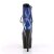 Pleaser Bottines ADORE-1020SHG Bleu-Violet Noir EU-35/US-5