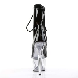 Pleaser Bottines ADORE-1021 Noir Transparent EU-41/US-11