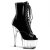 Pleaser Bottines ADORE-1021 Noir Transparent EU-39/US-9