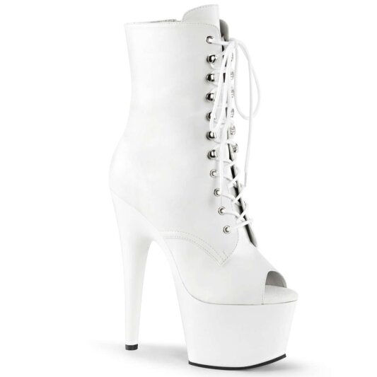Pleaser Bottines ADORE-1021 Blanc EU-38/US-8
