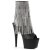 Pleaser Bottines ADORE-1024RSF Noir Argent EU-38/US-8