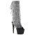 Pleaser Bottes ADORE-2024RSF Noir EU-35/US-5