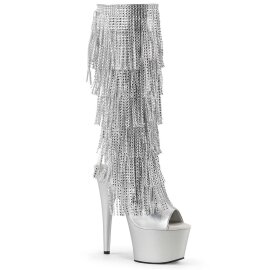 Pleaser Bottes ADORE-2024RSF Argent Métallique...