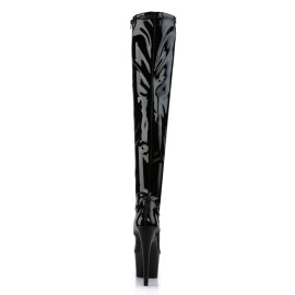 Pleaser Bottes cuissardes ADORE-3000 Noir EU-35/US-5