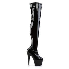 Pleaser Bottes cuissardes ADORE-3000 Noir EU-35/US-5
