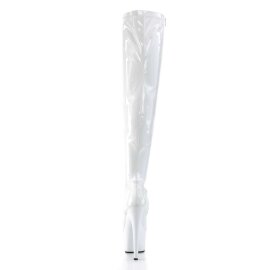 Pleaser Bottes cuissardes ADORE-3000 Blanc EU-38/US-8