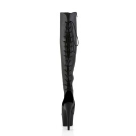 Pleaser Bottes cuissardes ADORE-3019 Noir EU-37/US-7