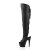 Pleaser Bottes cuissardes ADORE-3019 Noir EU-37/US-7