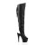 Pleaser Bottes cuissardes ADORE-3019 Noir EU-37/US-7
