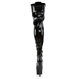 Pleaser Bottes cuissardes ADORE-3023 Noir EU-37/US-7