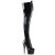 Pleaser Bottes cuissardes ADORE-3023 Noir EU-37/US-7