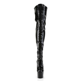 Pleaser Bottes cuissardes ADORE-3023 Noir EU-38/US-8