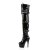 Pleaser Bottes cuissardes ADORE-3028 Noir EU-36/US-6