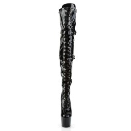 Pleaser Bottes cuissardes ADORE-3028 Noir EU-37/US-7
