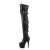 Pleaser Bottes cuissardes ADORE-3028 Noir EU-35/US-5