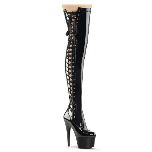 Pleaser Bottes cuissardes ADORE-3050 Noir EU-37/US-7