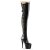 Pleaser Bottes cuissardes ADORE-3050 Noir EU-38/US-8