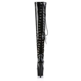 Pleaser Bottes cuissardes ADORE-3063 Noir EU-37/US-7