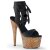 Pleaser Sandales ADORE-700-14LG Noir Or Multi Paillettes EU-35/US-5