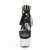 Pleaser Sandales ADORE-700-14LG Faux cuir Noir Strass Argent EU-35/US-5