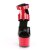 Pleaser Sandales ADORE-700-16 Noir Rouge EU-35/US-5