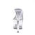 Pleaser Mules ADORE-701 Transparent Argent EU-37/US-7