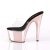 Pleaser Mules ADORE-701 Transparent Or Rose Chrome EU-35/US-5