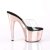 Pleaser Mules ADORE-701 Transparent Or Rose Chrome EU-35/US-5