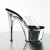 Pleaser Mules ADORE-701 Transparent Argent Chrome EU-37/US-7