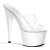 Pleaser Mules ADORE-701 Transparent Blanc EU-35/US-5