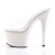 Pleaser Mules ADORE-701 Transparent Blanc EU-35/US-5